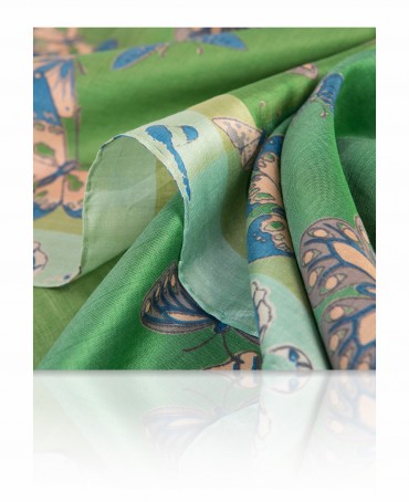 Палантин Женский SN-BUTTFL.2/TURQU